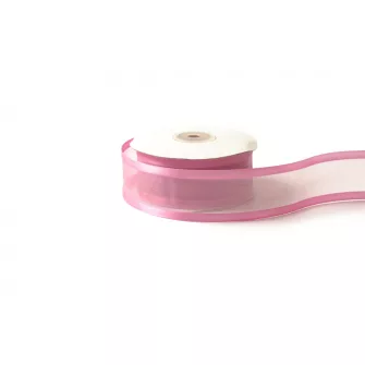 Szatén szélű organza szalag 4cm